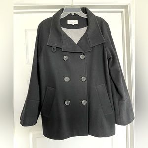 Calvin Klein wool blend coat, size 10, fully lined